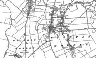 Old Map of Steeple Morden, 1900 - 1901