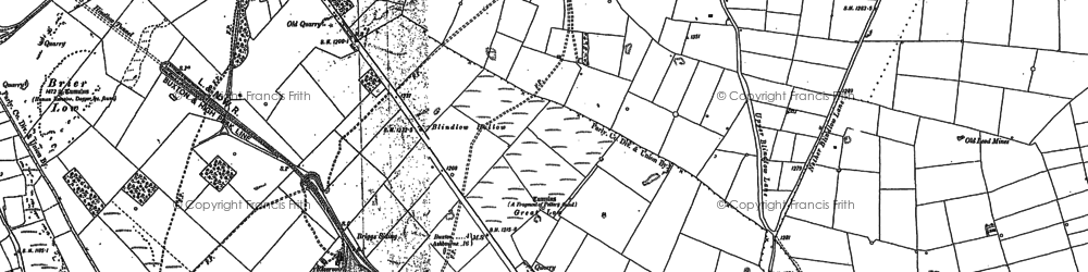 Old map of Sterndale Moor in 1897