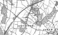 Old Map of Steventon, 1894