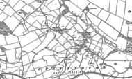 Old Map of Stevington, 1882