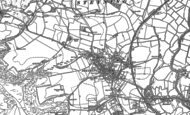 Old Map of Steyning, 1875 - 1896
