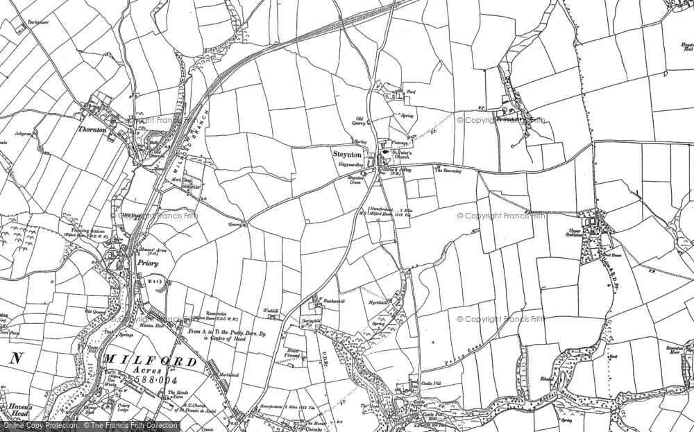 Old Map of Steynton, 1906 in 1906