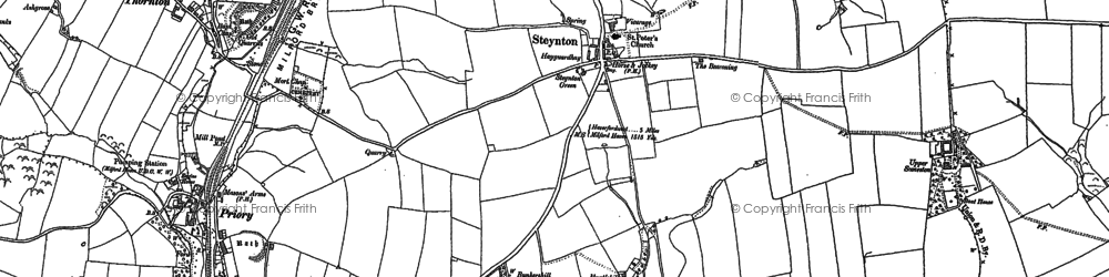 Old map of Steynton in 1906