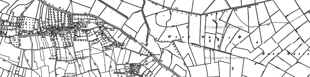 Old map of Stileway in 1884