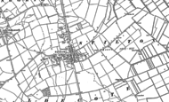 Old Map of Stilton, 1887
