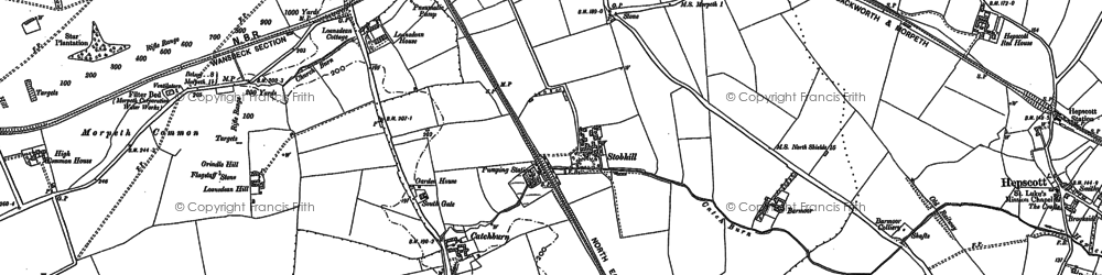 Old map of Stobhill in 1896