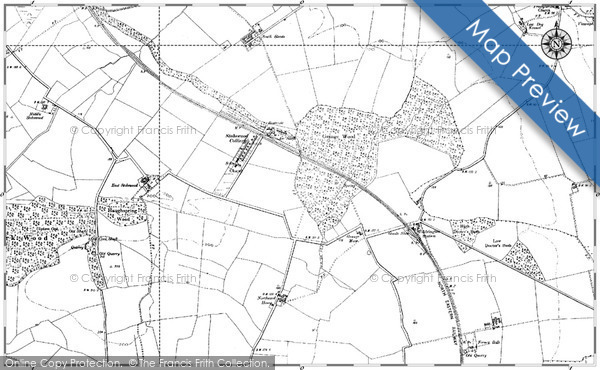 Old Map of Historic Map covering Widdrington in 1896