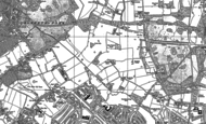 Old Map of Stockbridge Village, 1891 - 1906