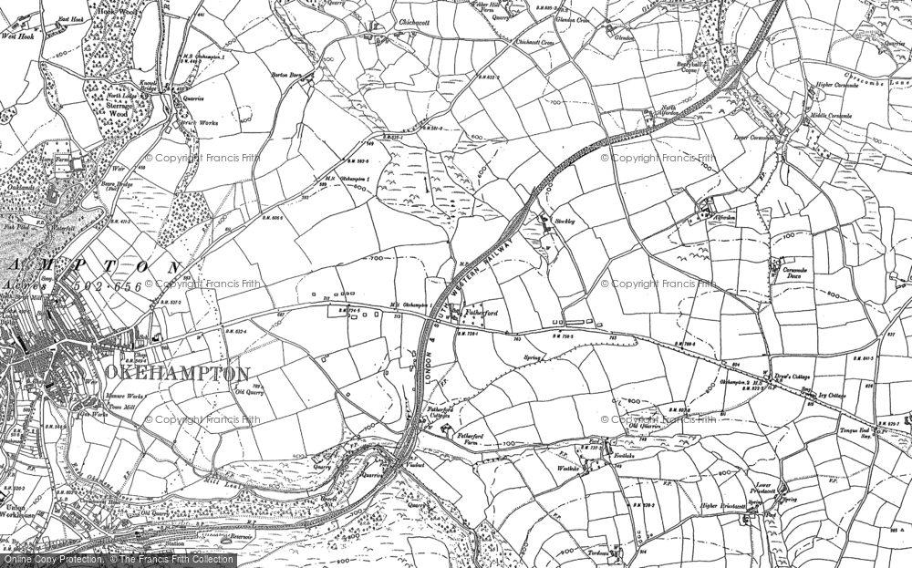Old Map of Stockley, 1884 - 1886 in 1884