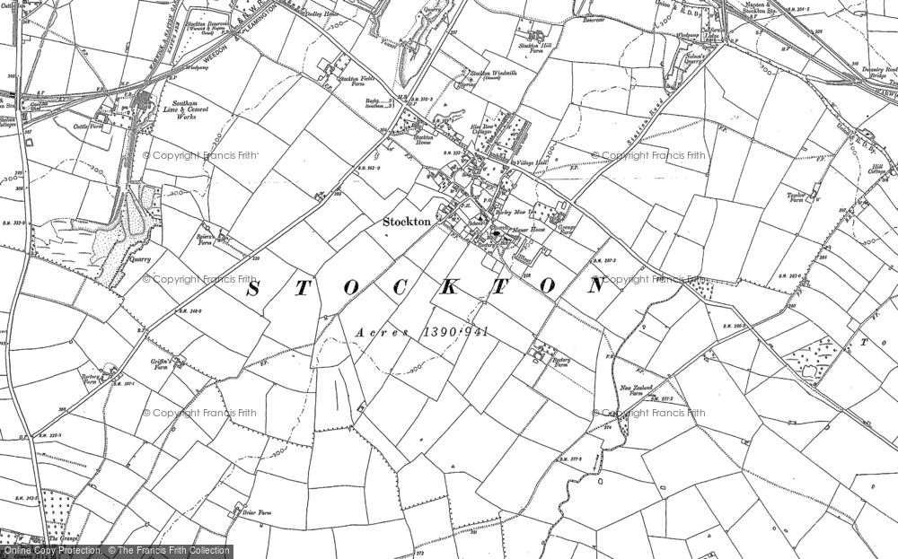 Old Map of Stockton, 1885 - 1904 in 1885