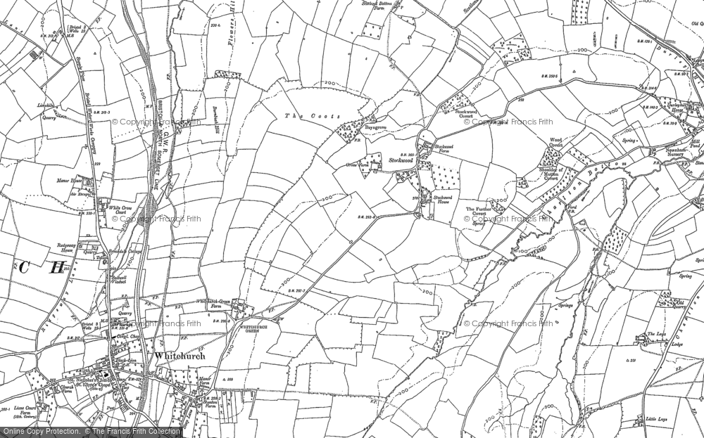 Old Map of Stockwood, 1902 in 1902