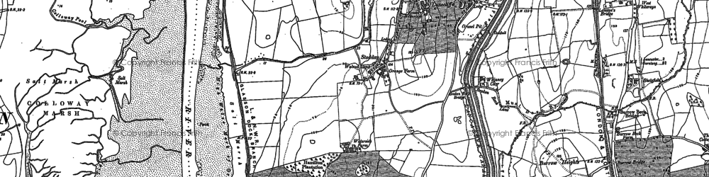 Old map of Stodday in 1910