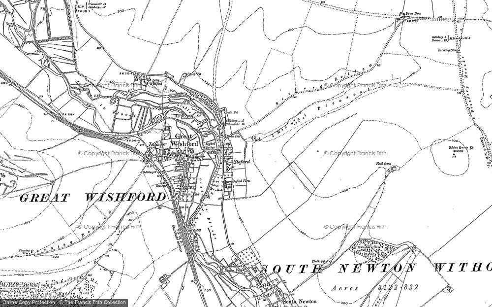 Old Map of Stoford, 1899 - 1900 in 1899