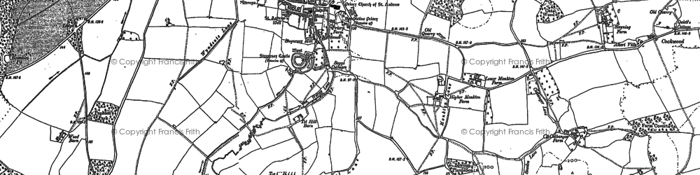 Old map of Shurton in 1902