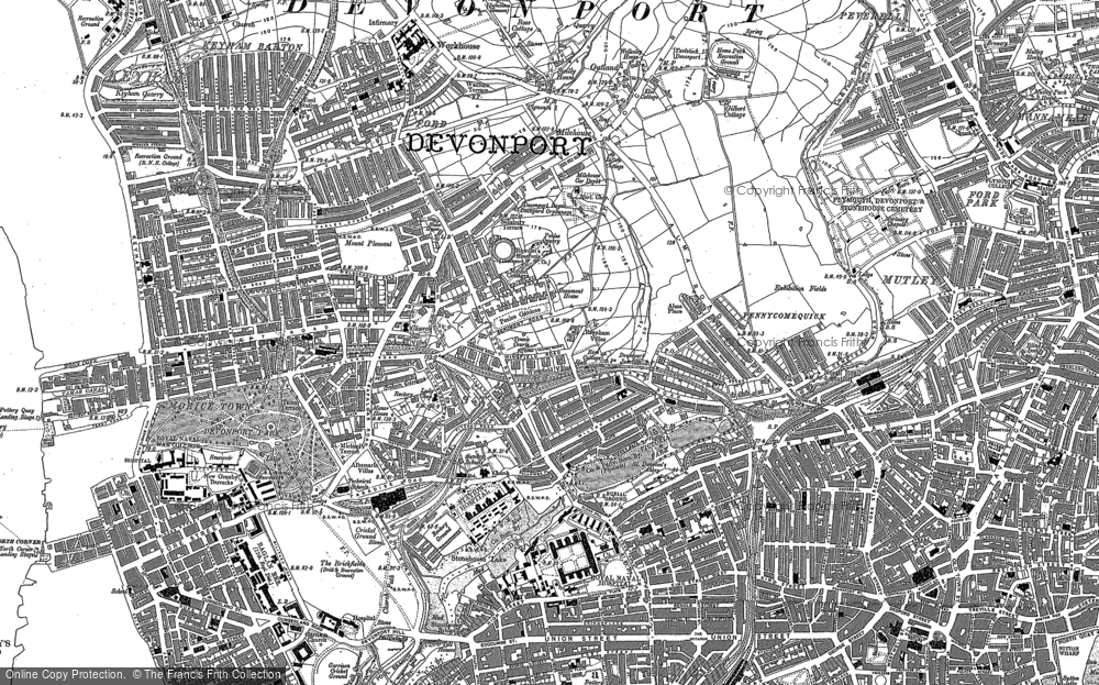 Historic Ordnance Survey Map Of Stoke 1912 Francis Frith