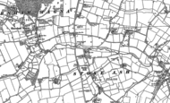 Old Map of Stoke Ash, 1885