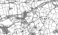 Old Map of Stoke by Clare, 1902