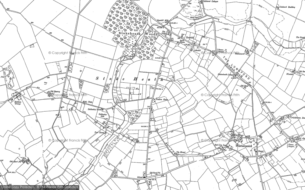 Old Map of Stoke Heath, 1880 - 1900 in 1880