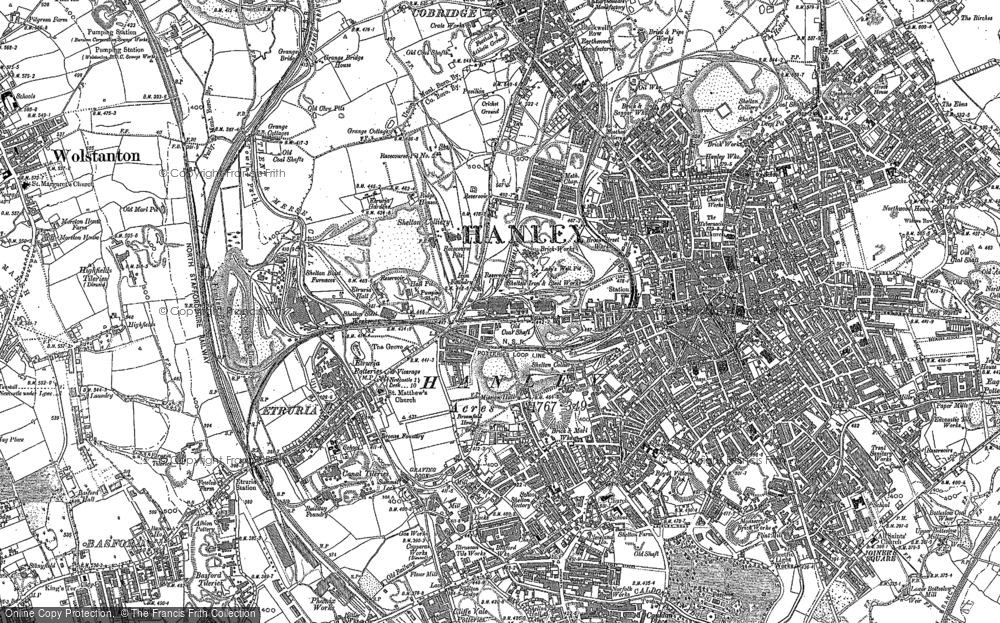 Old Maps Of Stoke On Trent Staffordshire Francis Frith