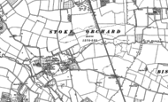 Old Map of Stoke Orchard, 1883