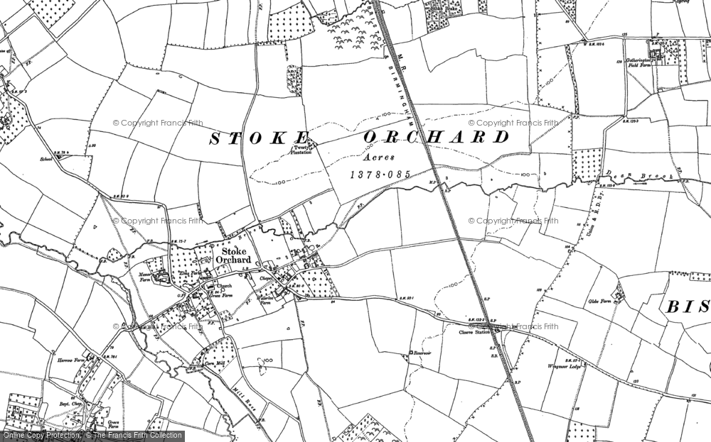 Stoke Orchard, 1883