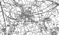 Old Map of Stoke Prior, 1885