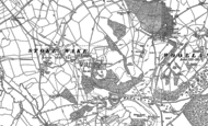 Old Map of Stoke Wake, 1887