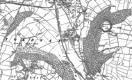Old Map of Stokesay, 1883