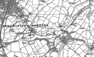 Old Map of Stone, 1882 - 1883