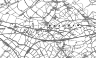 Old Map of Stone Cross, 1908