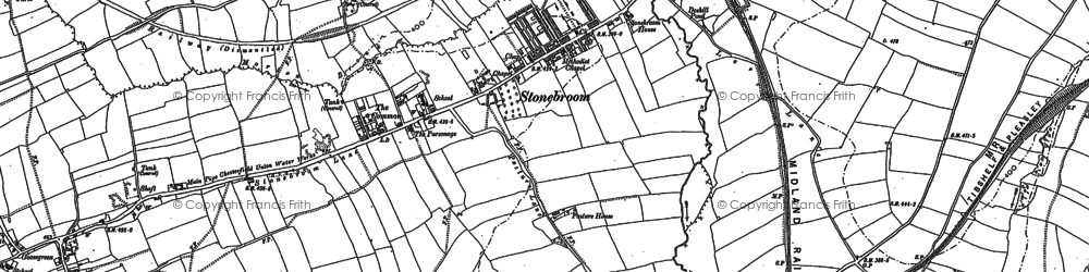 Old map of Stonebroom in 1877