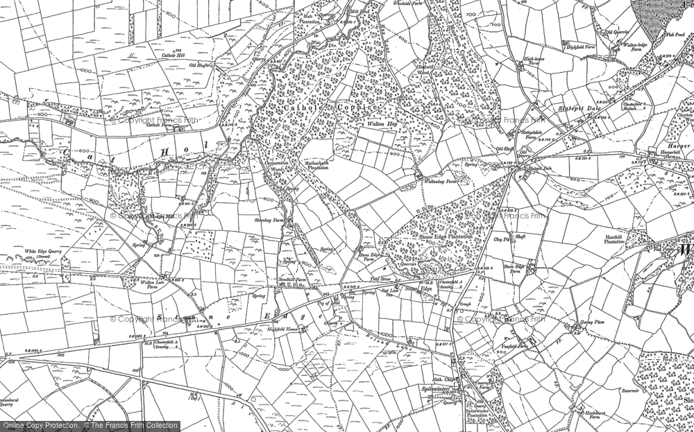 Old Map of Stonehay Fm, 1879 in 1879