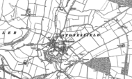 Old Map of Stonesfield, 1898