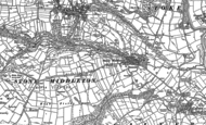 Old Map of Stoney Middleton, 1878 - 1880