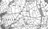 Old Map of Stony Gate, 1895 - 1914