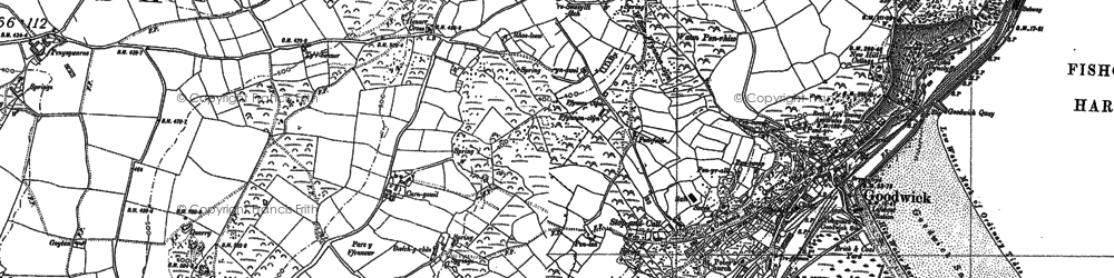 Old map of Stop-and-Call in 1887