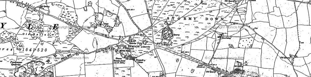 Old map of Stormy Down in 1897