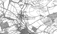 Old Map of Stourpaine, 1886 - 1887