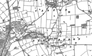 Old Map of Stow Bedon, 1882
