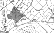 Old Map of Stow cum Quy, 1885 - 1886