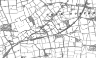 Old Map of Stow Maries, 1895