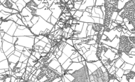 Old Map of Stowting, 1896