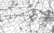 Old Map of Stradishall, 1884