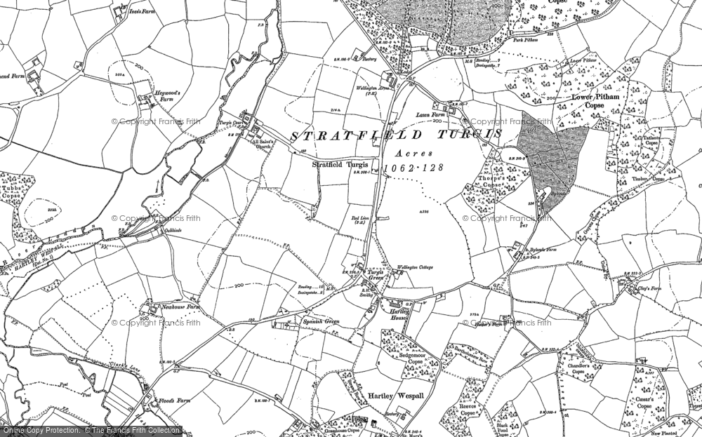 Old Map of Stratfield Turgis, 1894 in 1894