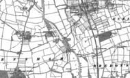 Old Map of Strensham, 1884