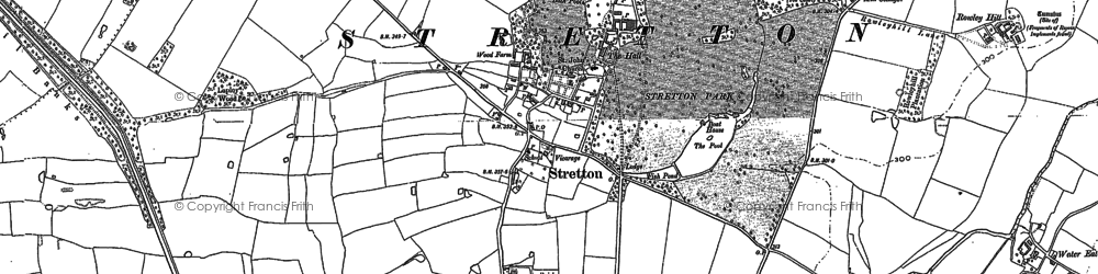 Old map of Horsebrook in 1882