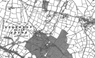 Old Map of Stretton under Fosse, 1886 - 1903