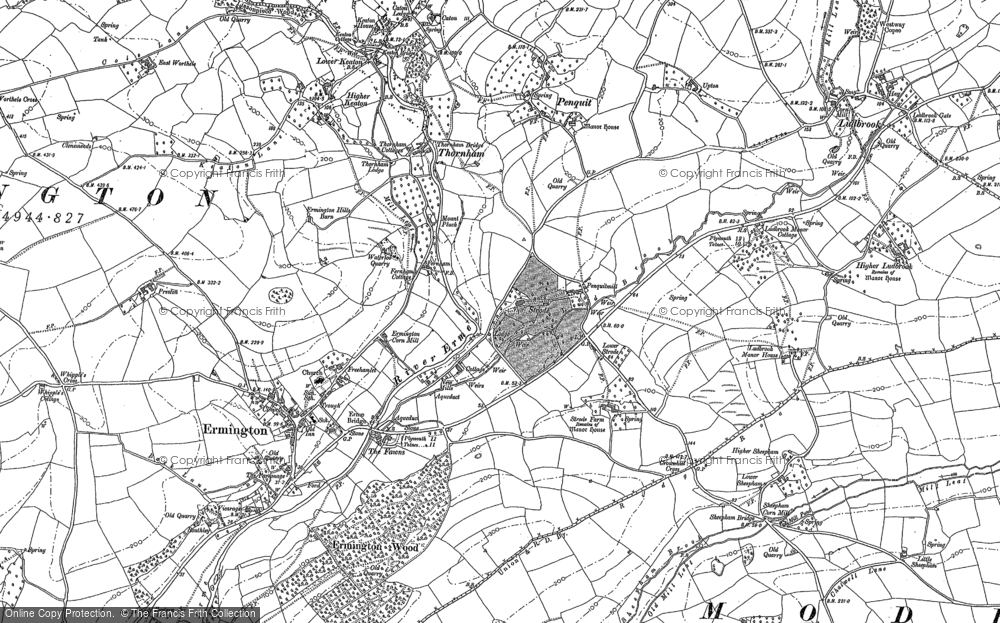 Old Map of Strode, 1886 in 1886