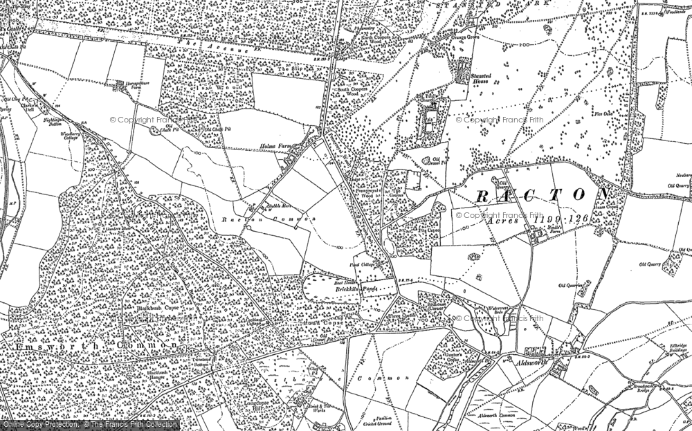 Old Map of Stubbermere, 1910 in 1910