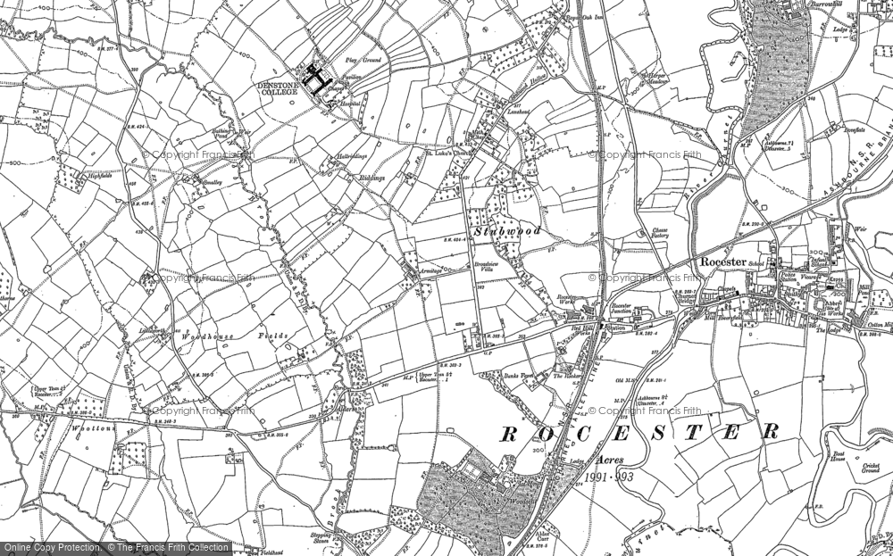 Old Map of Stubwood, 1899 in 1899